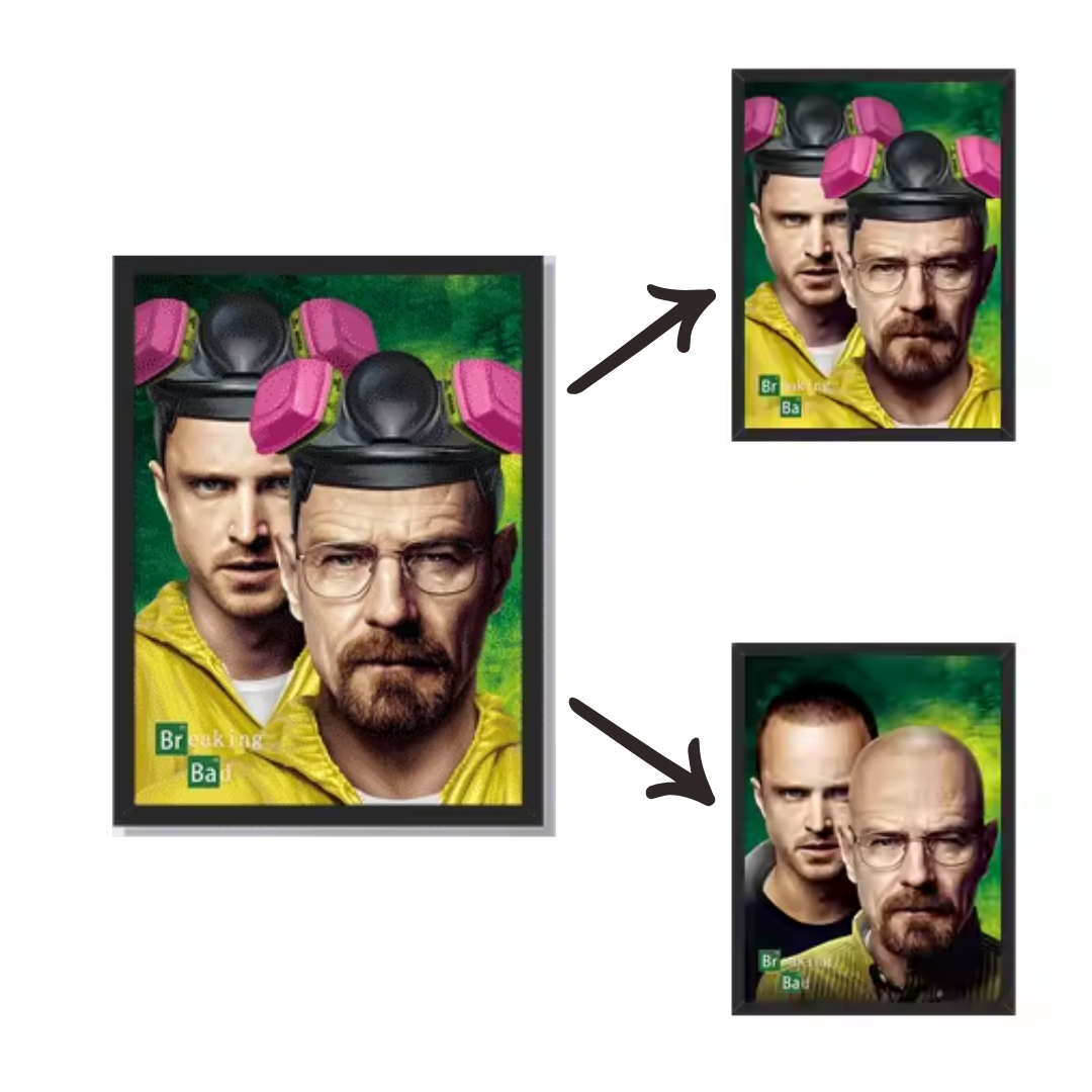 3D Lenticular Poster with Double Image